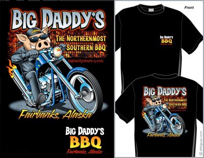 Big Daddy's Red Logo T-Shirt
